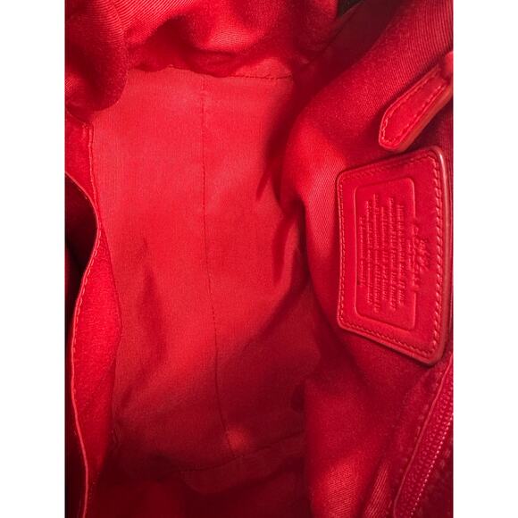 Coach Varsity Stripe Bennett Satchel Bag - Picture 7 of 8